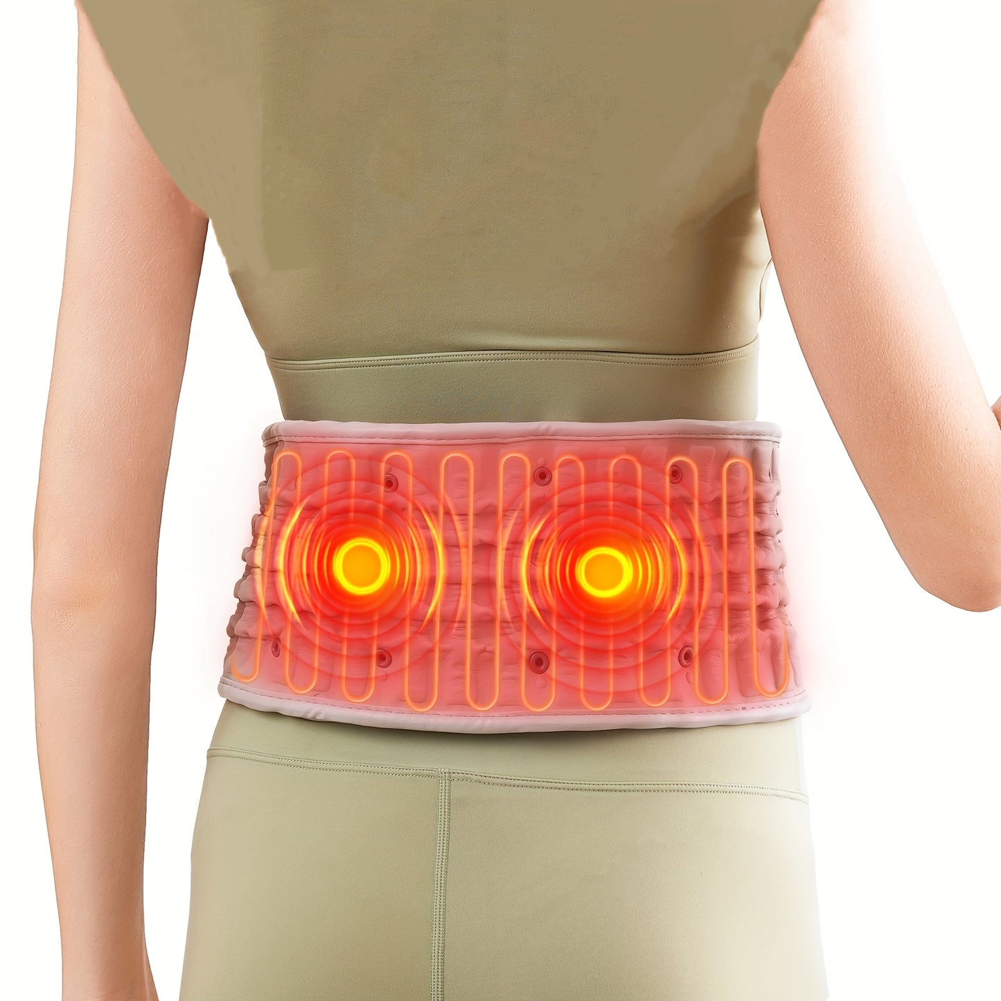 Cordless Portable Inflatable Waist Belt 5000mAh Battery And Back Massage