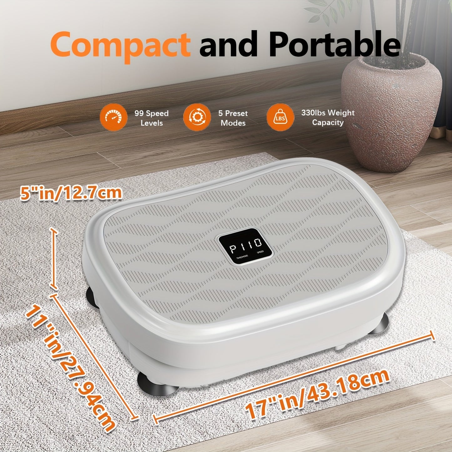Vibration Plate Fitness Machine With Multiple Modes