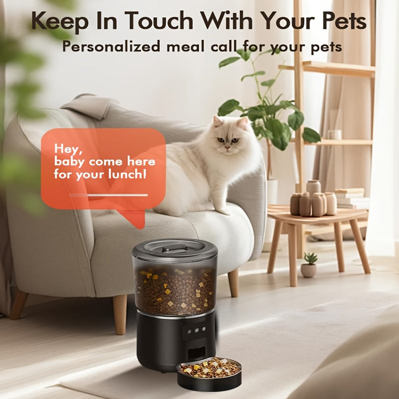Automatic Pet Feeder With App Control For Healthy Portions