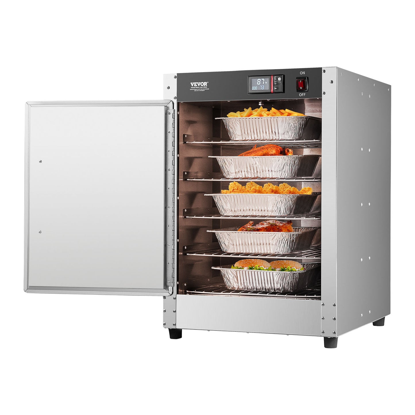 Hot Box Food Warmer 5 Tier Concession Warming Cabinet
