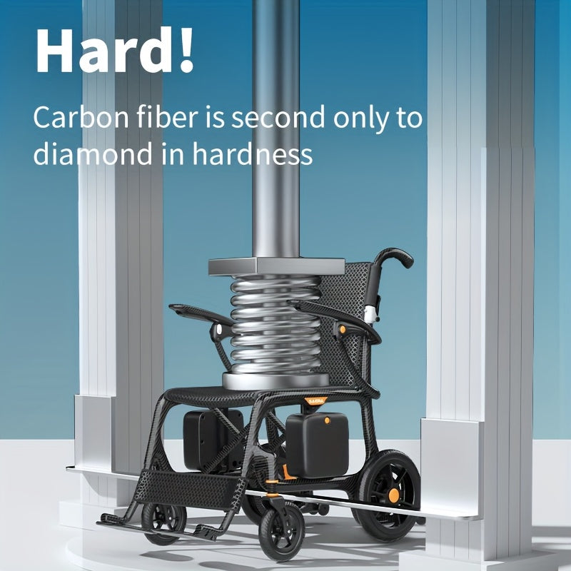 PerfCare Carbon Fiber Wheelchair Foldable Dual Battery