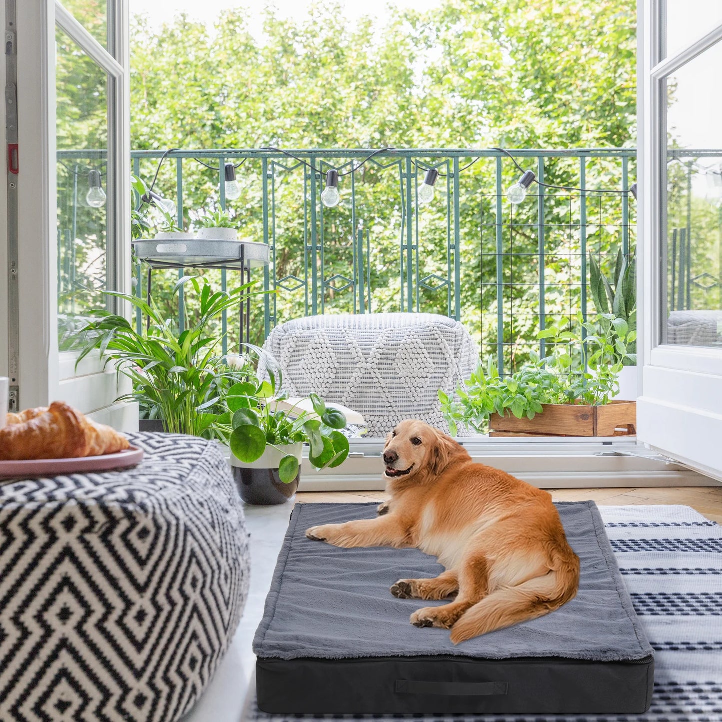BINGOPAW Orthopedic Dog Bed Waterproof Non Slip Washable