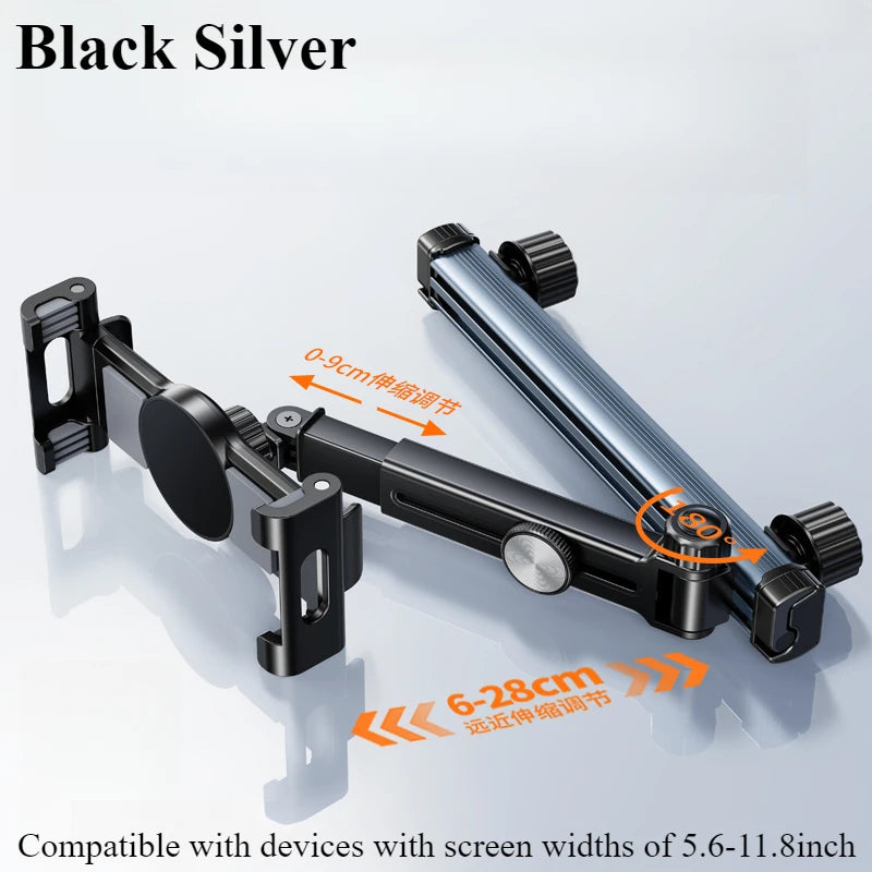 EARY Tablet Car Headrest Extension Arm Mount For Back Seat
