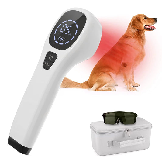 Handheld 808nm Laser Therapy for Dogs Red Light Pain Relief