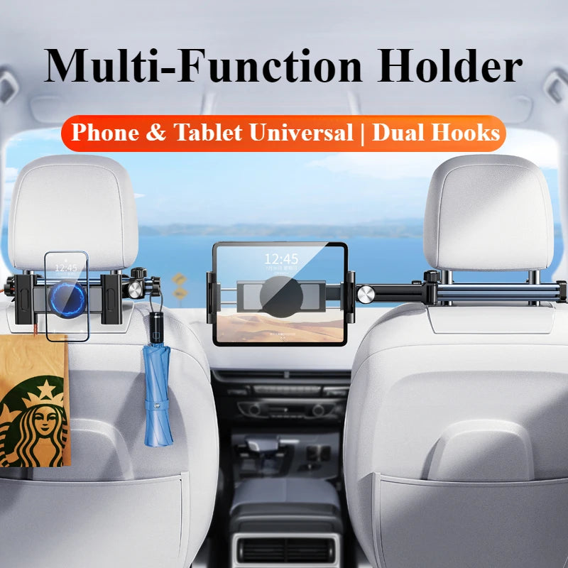 EARY Tablet Car Headrest Extension Arm Mount For Back Seat