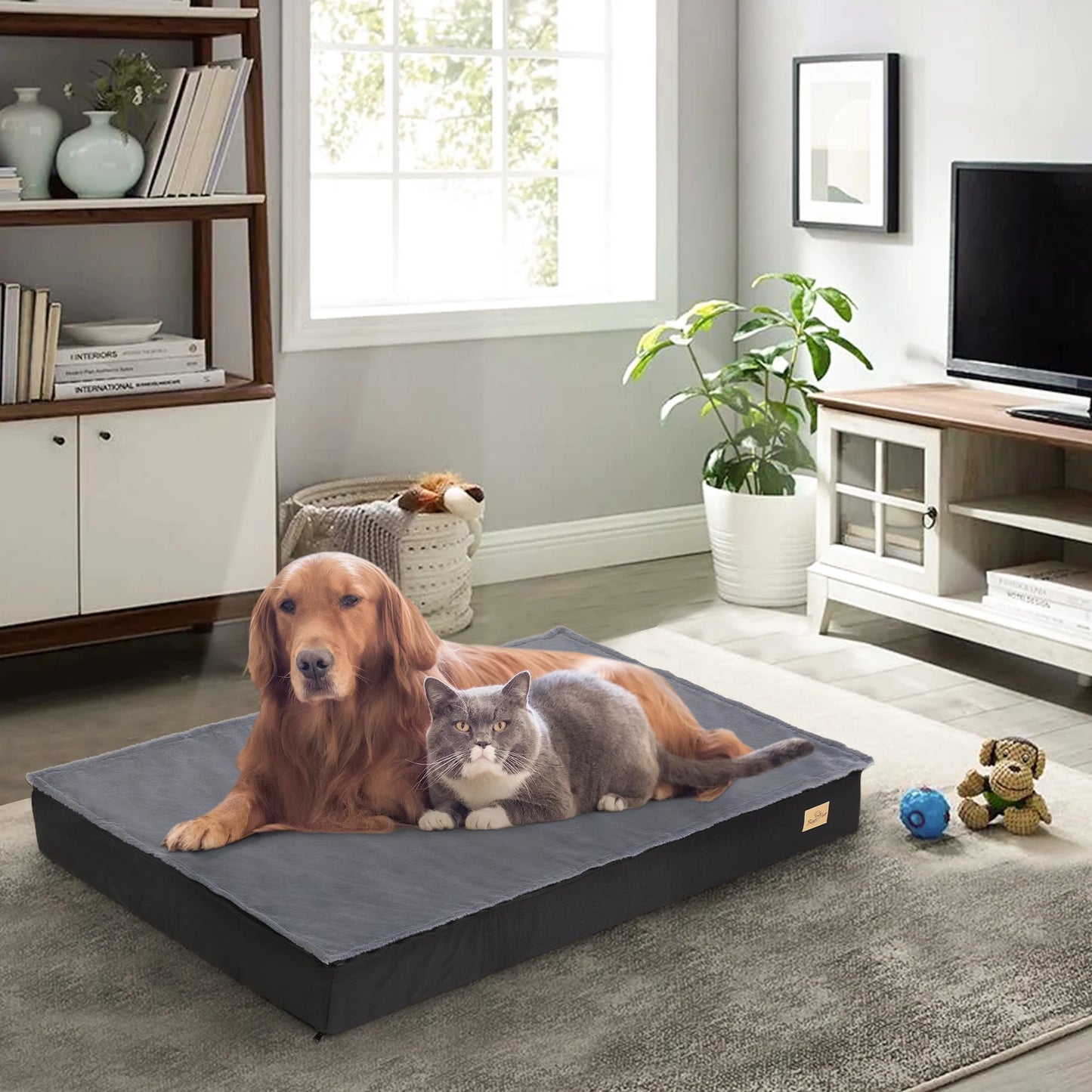 BINGOPAW Orthopedic Dog Bed Waterproof Non Slip Washable