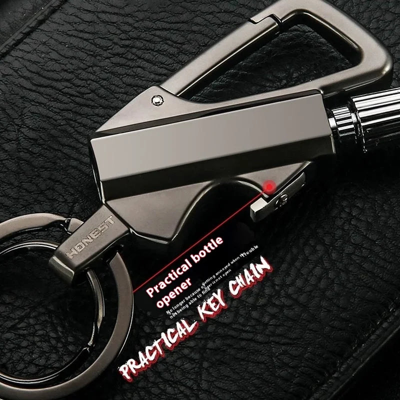 Choice Portable Multi Function Car Keychain Three In One