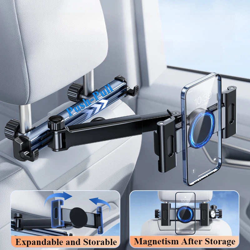 EARY Tablet Car Headrest Extension Arm Mount For Back Seat