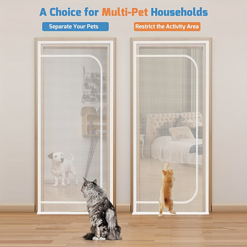 Cat Proof Door Curtain for Easy Pet Access and Safety