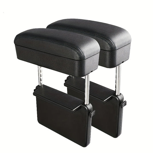Adjustable Car Armrest Cushion with Storage Box Organizer