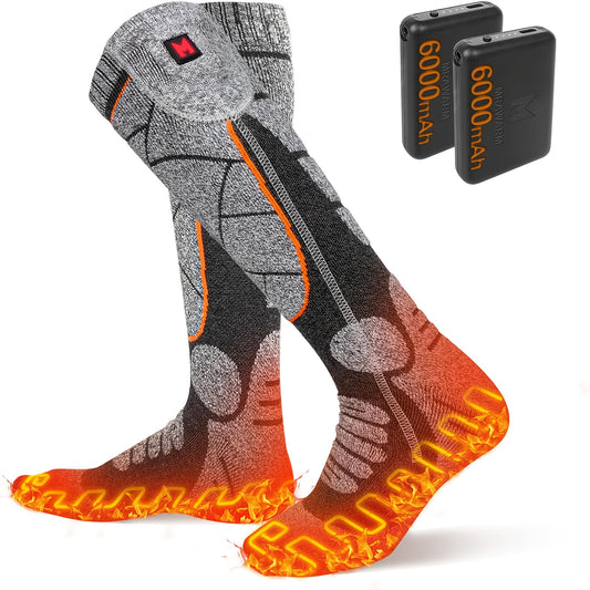 Rechargeable Heated Socks USB Powered With 3 Level Heat
