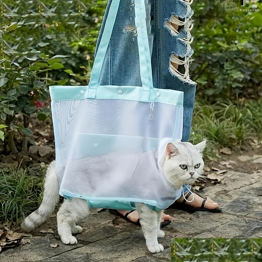 Mesh Pet Bag Breathable Travel Carrier For Cats And Dogs