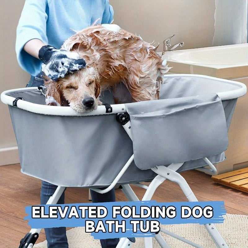 Portable Dog Bathtub For Easy Indoor And Outdoor Grooming