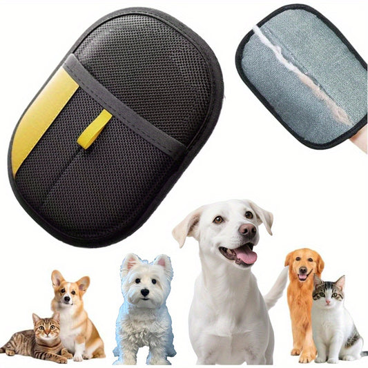 Upgraded Reusable Pet Hair Removal Gloves for All Breeds