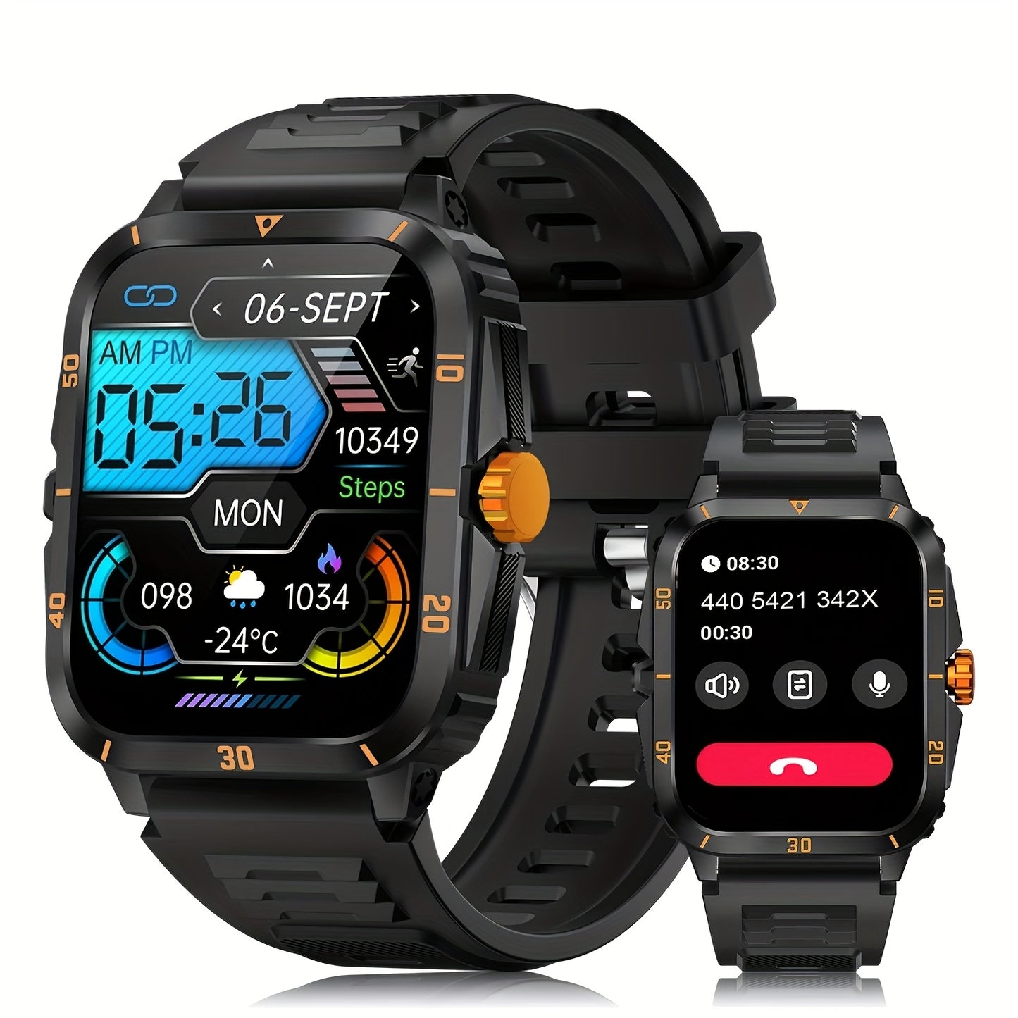 Smart Watch for Men with Long Battery Life and Call Features