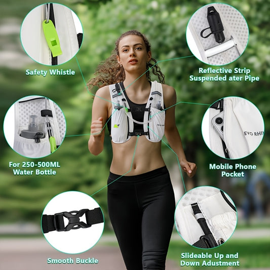 Hydration Running Vest With Water Bladder Lightweight Pack