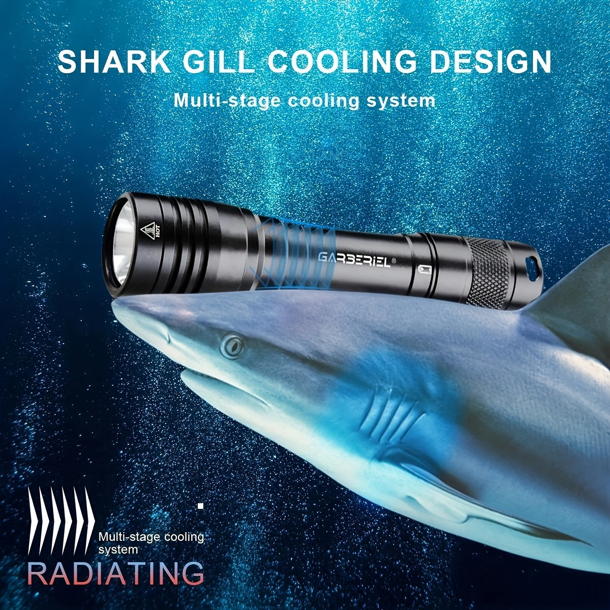 Super Bright Scuba Diving Flashlight 5000 Lumens Rechargeable 2 Pack