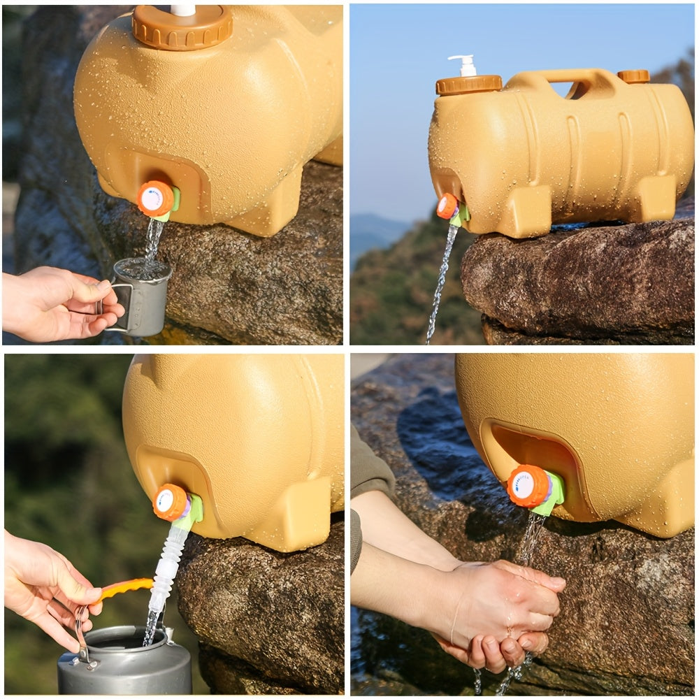 20L Portable Water Container With Faucet For Camping