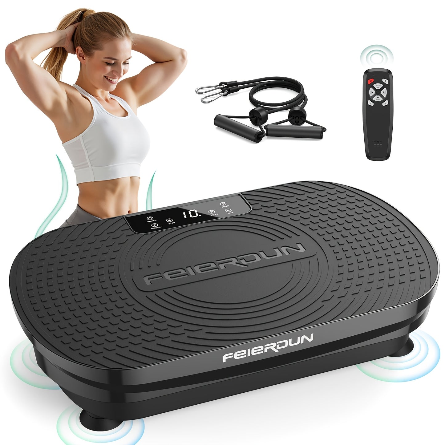 Vibration Plate Fitness Machine With Multiple Modes
