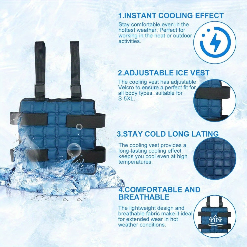 Summer Cooling Vest with Built-In Air Conditioner for Comfort