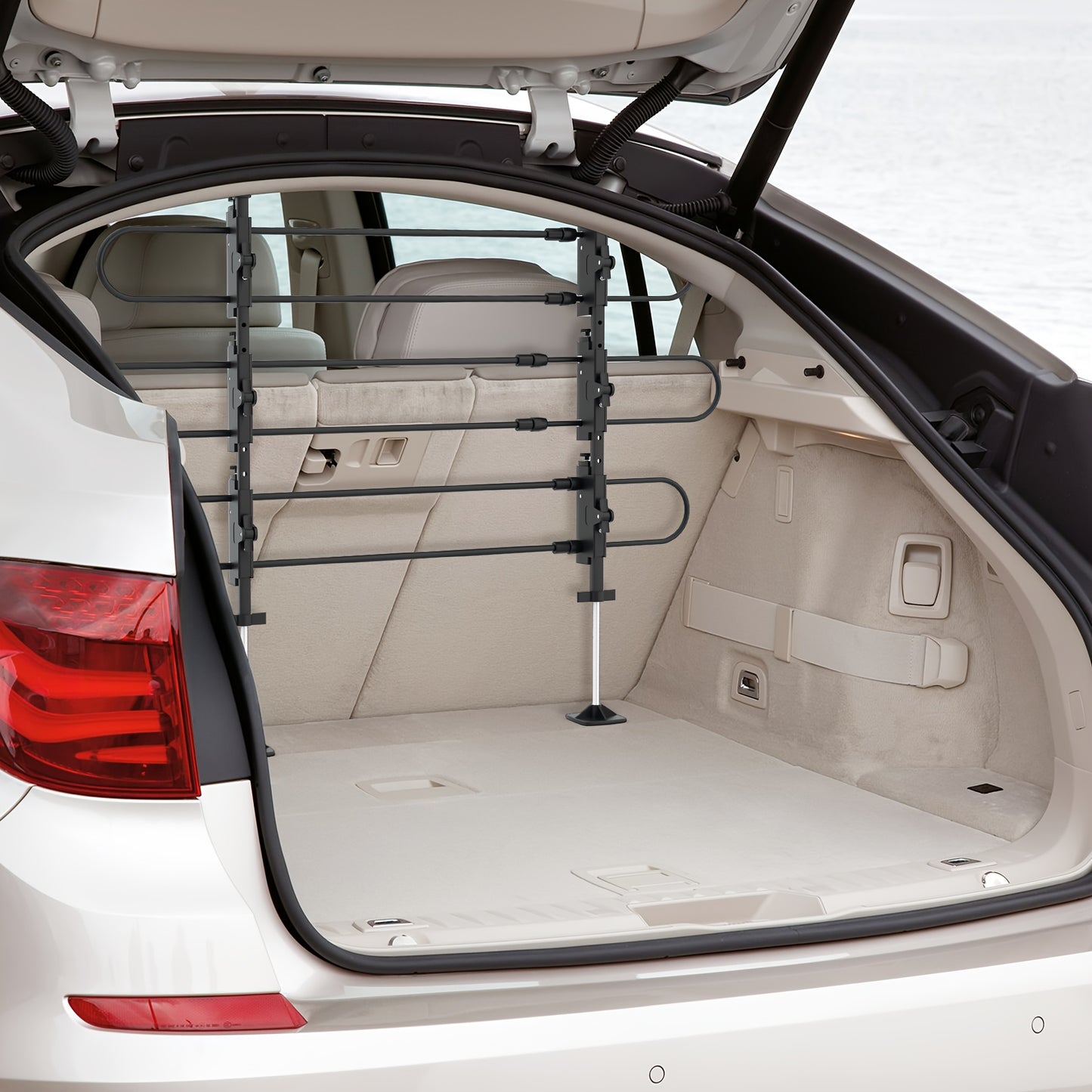 MoNiBloom Metal Dog Barrier for Safe Travel with Pets