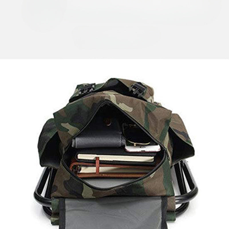 Camouflage Multi-Purpose Backpack for Outdoor Adventures and Everyday Use
