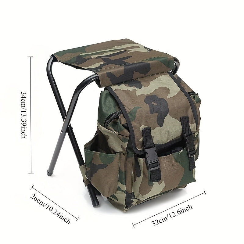 Camouflage Multi-Purpose Backpack for Outdoor Adventures and Everyday Use