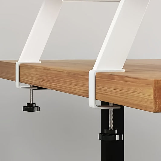 Floating Desk Shelf No Drill Mount Multilevel Organizer