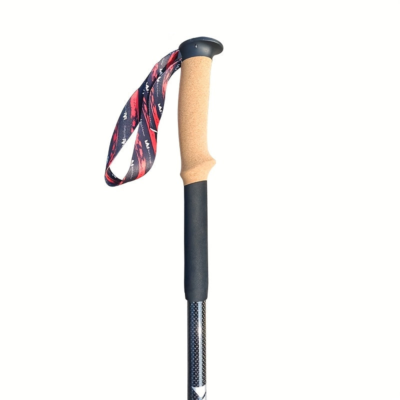 Lightweight Carbon Fiber Hiking Sticks Telescopic With Lock