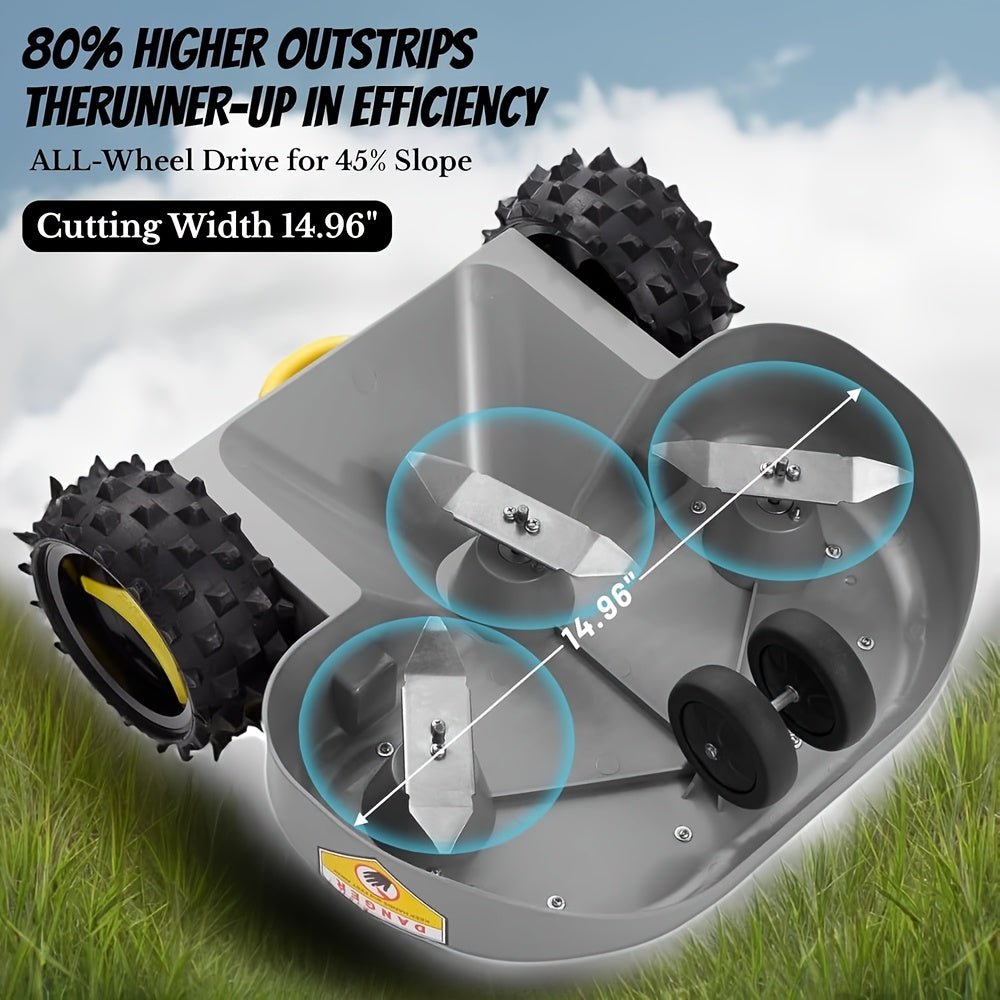 Remote Control Battery Powered Lawn Mower for Effortless Cutting