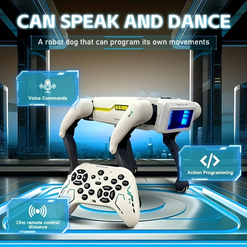 Intelligent Robot Dog With Programmable Voice Commands