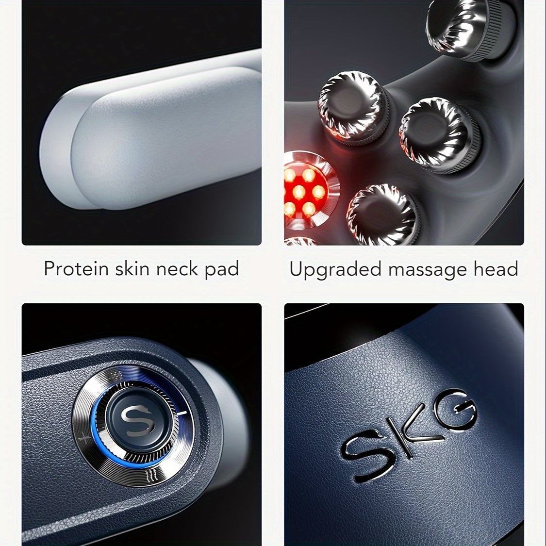 SKG G7 Pro-Fold Neck Massager with Heat for Instant Relief