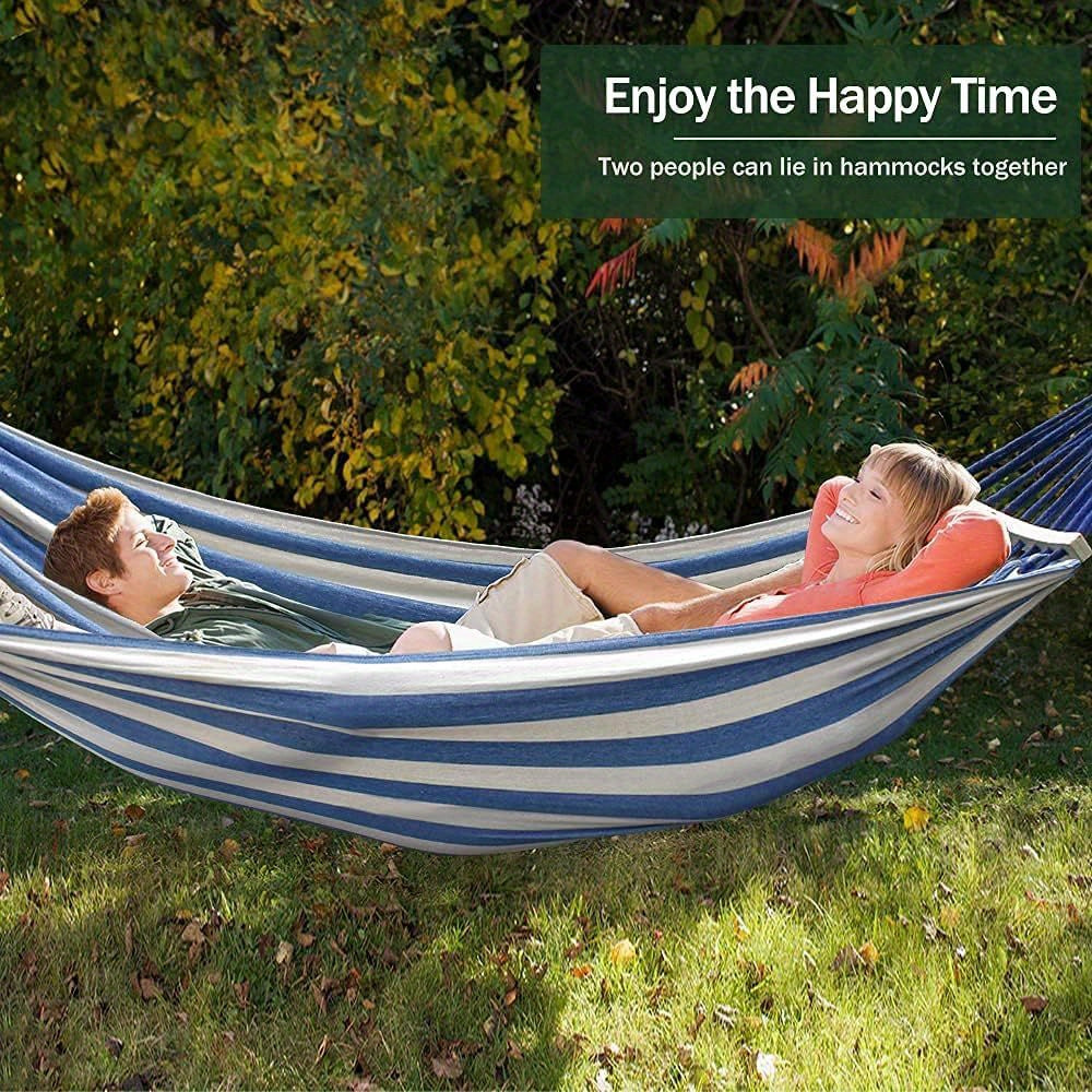 Spacious Anti-Flip Camping Hammock for Outdoor Adventures