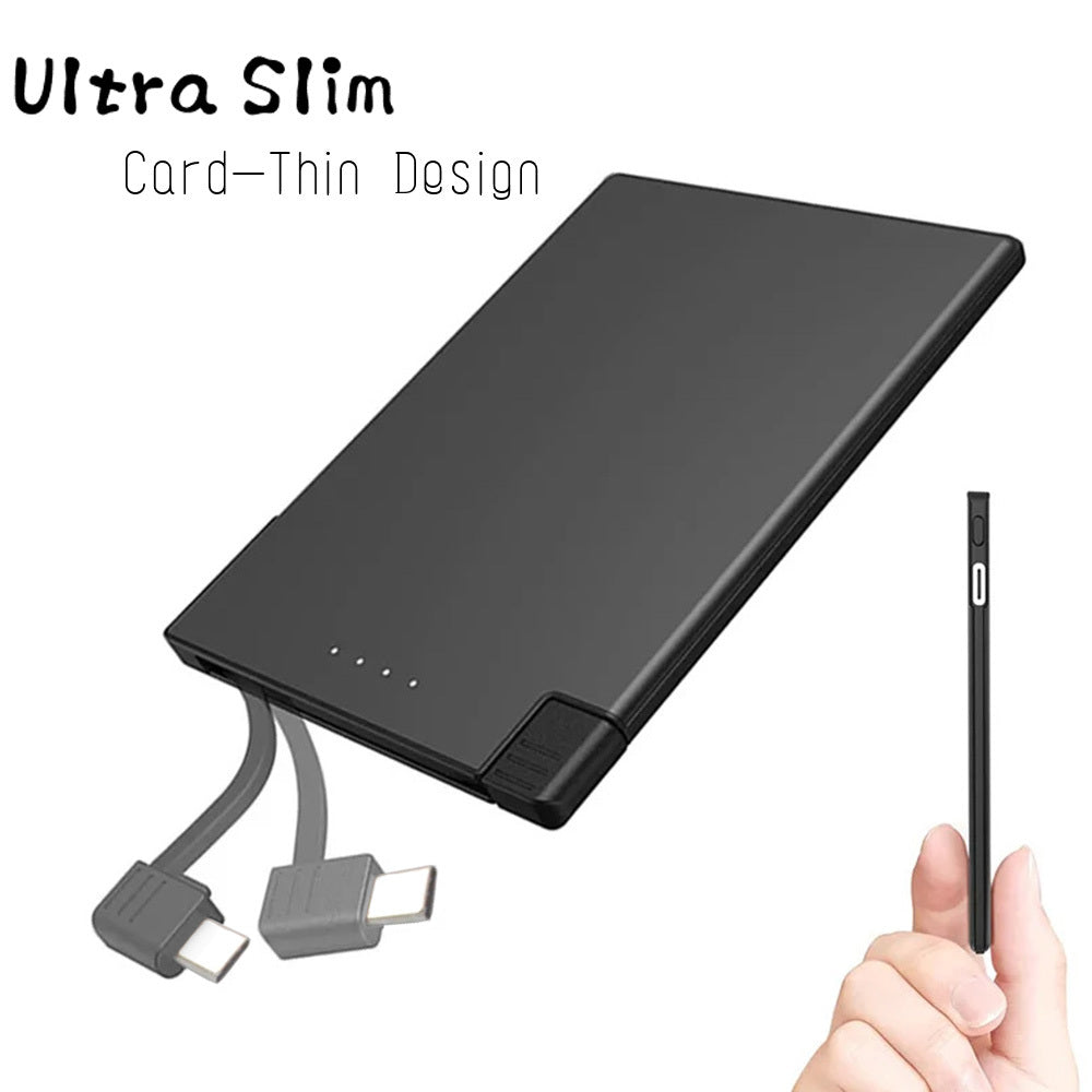 10000mAh Mini Slim Power Bank Emergency Backup Battery