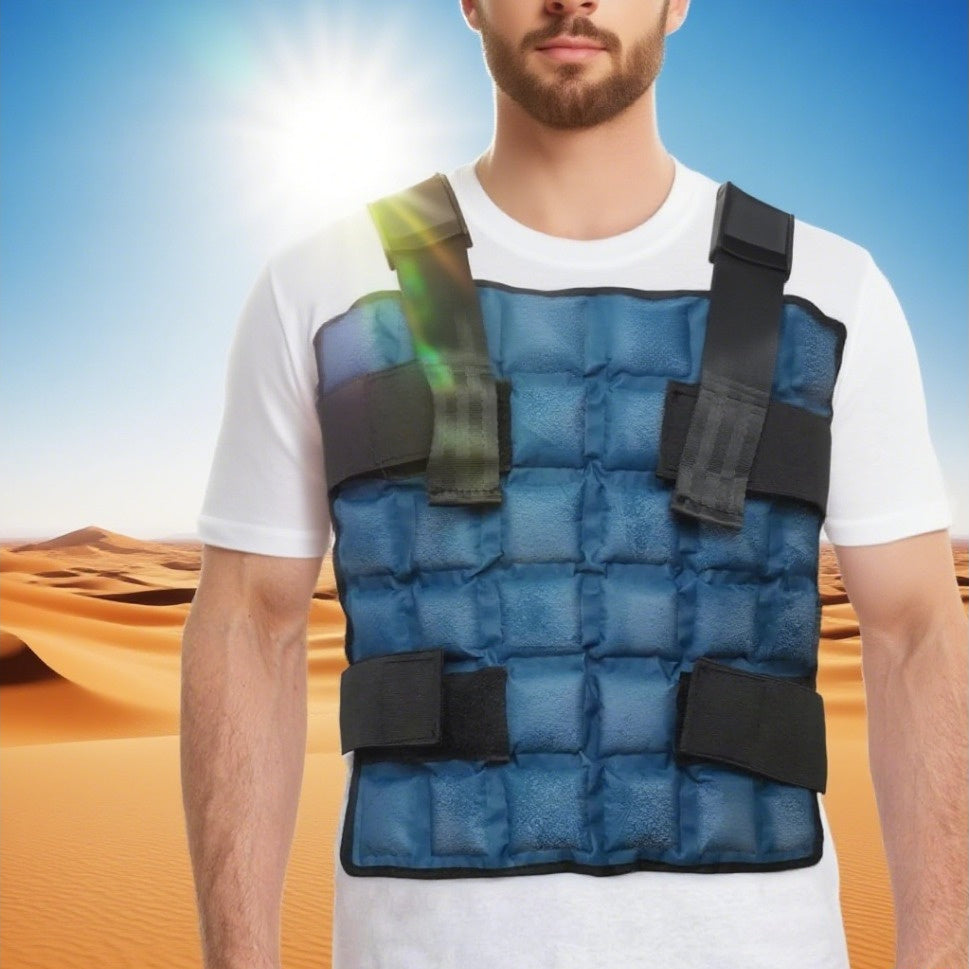 Summer Cooling Vest with Built-In Air Conditioner for Comfort