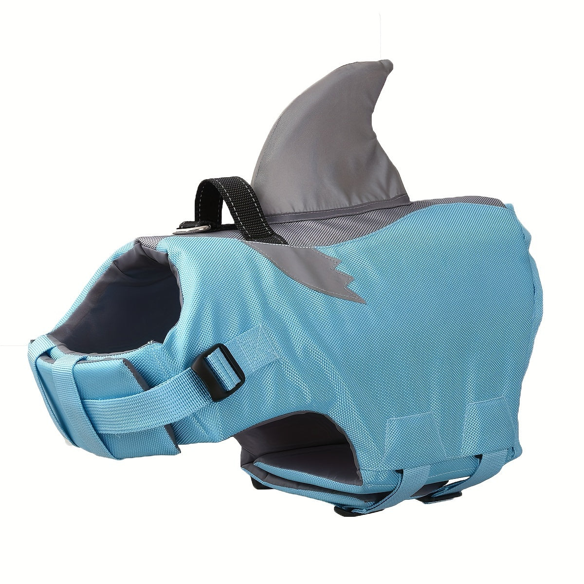 Reflective Shark Shape Pet Life Jacket for Safety and Rescue