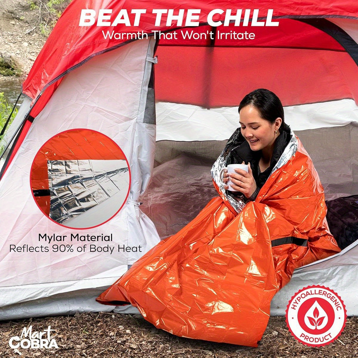 Emergency Sleeping Bag Survival Gear Waterproof Mylar Bivy Sack