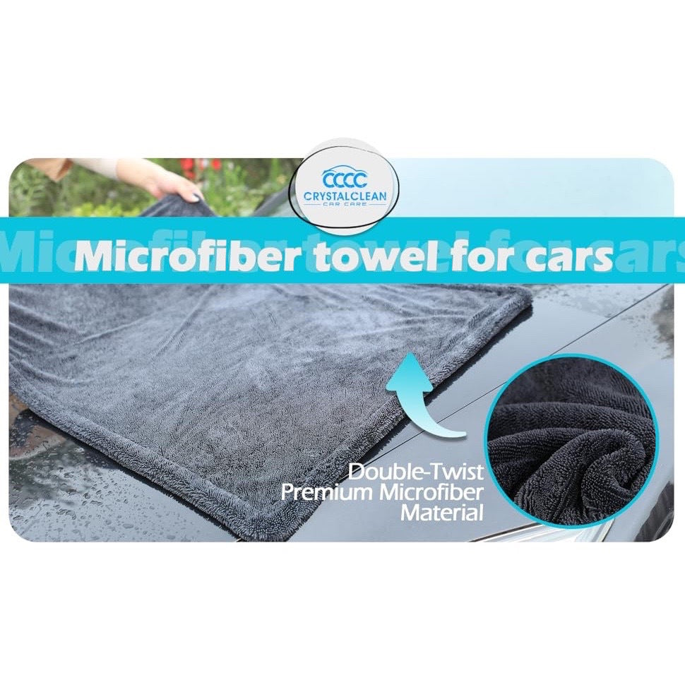 Double Twisted Loop Quick Drying Car Towel For Detailing