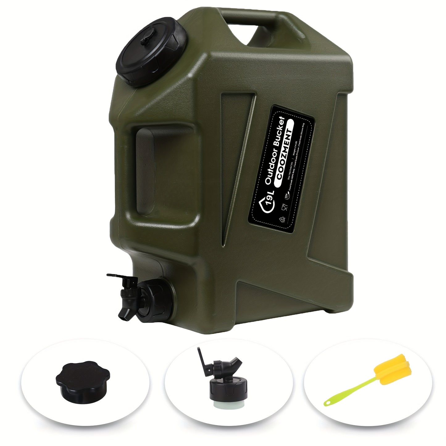 BPA Free Collapsible Water Containers for Camping and Hiking