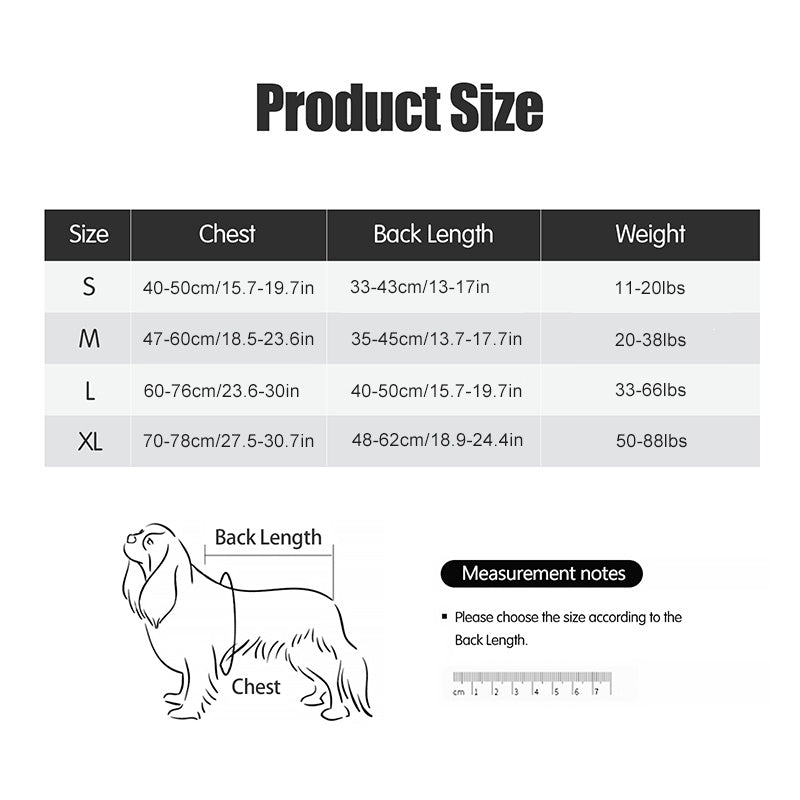 Durable Dog Life Jacket Reflective Adjustable Handle