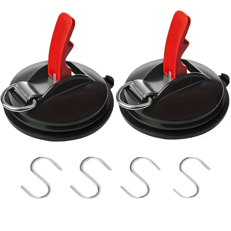 Heavy Duty Suction Cups With Secure Hook For Camping Tents