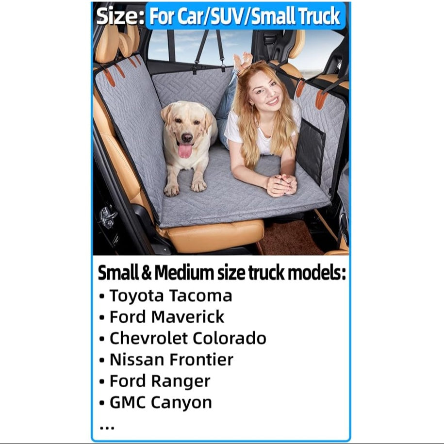 Heavy-Duty Waterproof Dog Car Seat Extender and Protector