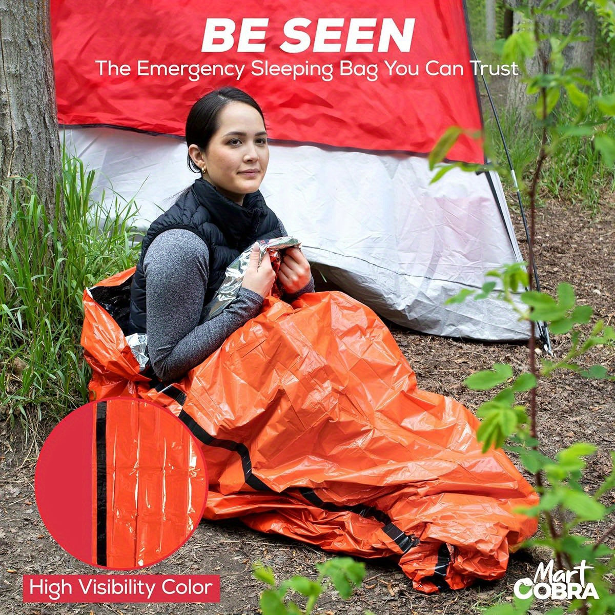Emergency Sleeping Bag Survival Gear Waterproof Mylar Bivy Sack