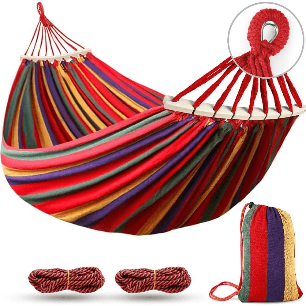 Spacious Anti-Flip Camping Hammock for Outdoor Adventures