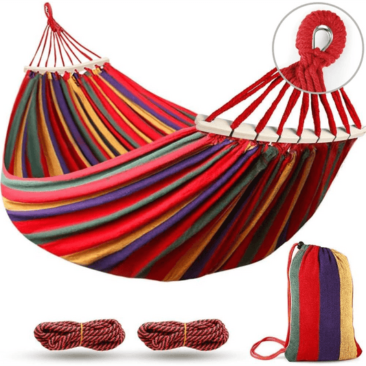 Spacious Anti-Flip Camping Hammock for Outdoor Adventures