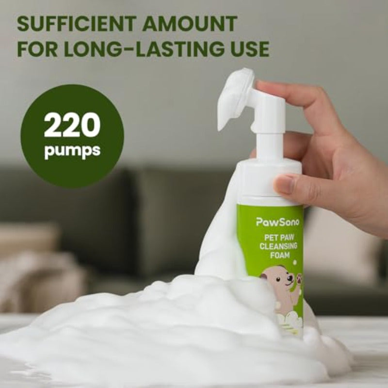 No Rinse Paw Cleaner For Dogs And Cats Scrubber Brush