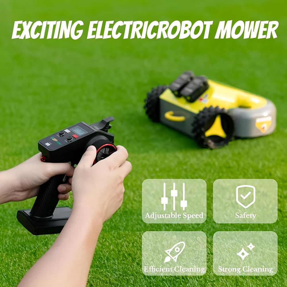 Remote Control Battery Powered Lawn Mower for Effortless Cutting