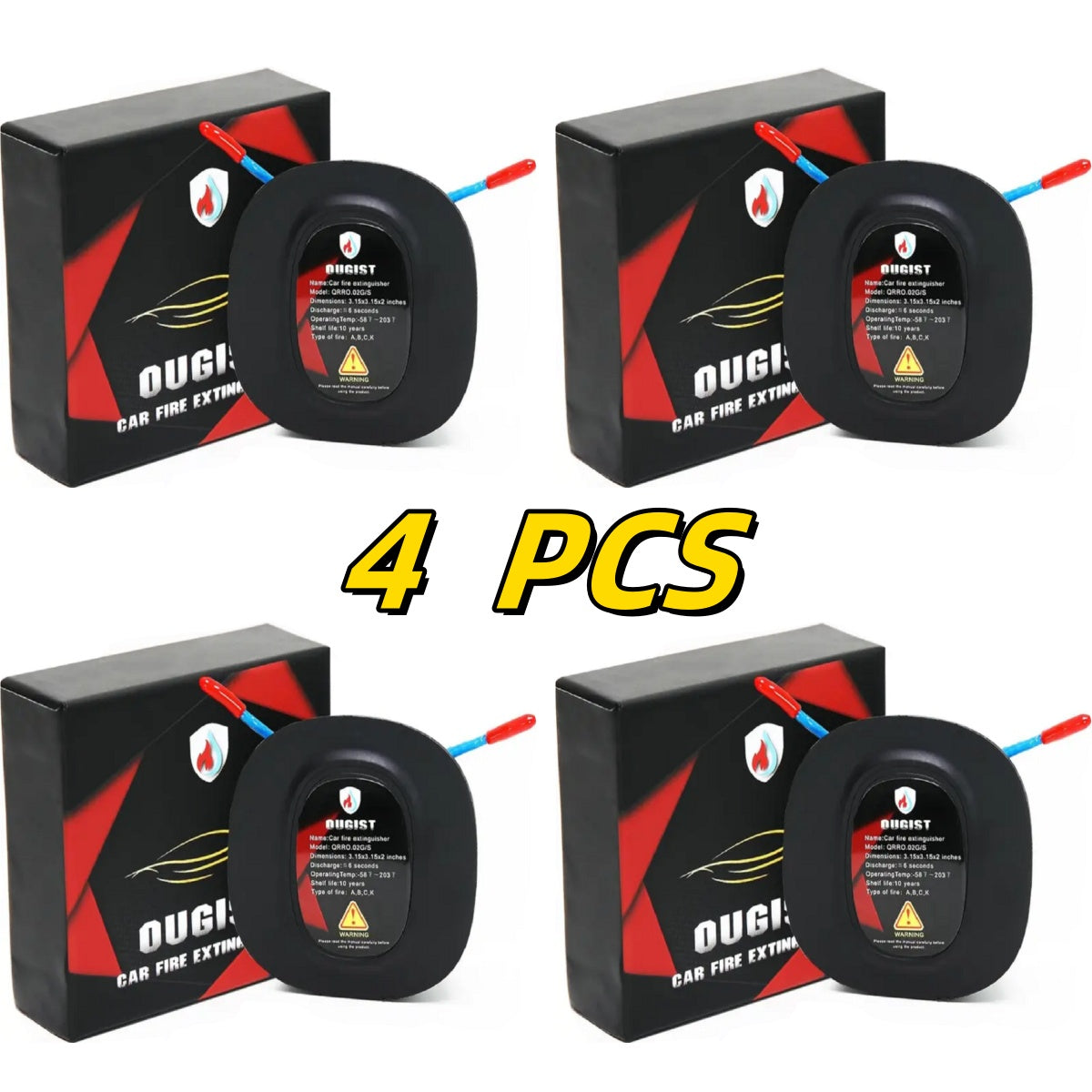 Automatic Fire Extinguisher Compact Vehicle Cabin Safety