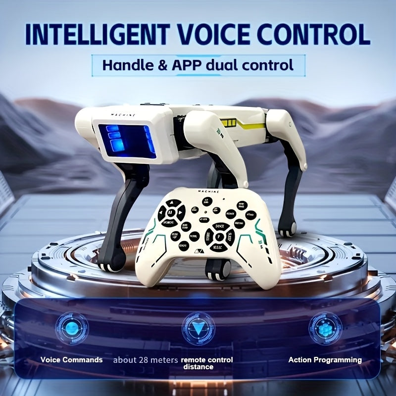 Intelligent Robot Dog With Programmable Voice Commands