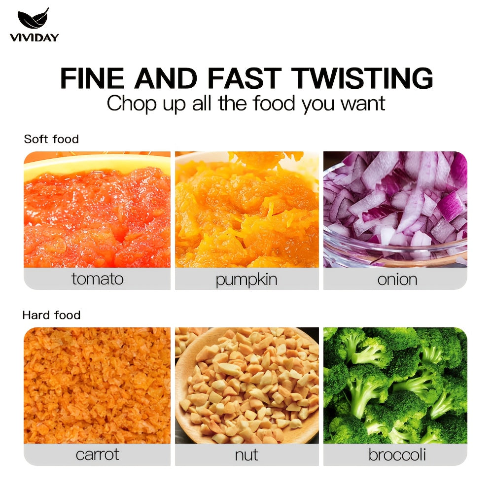 Stainless Steel Automatic Meat Grinder 5 Speed Control 30000 RPM